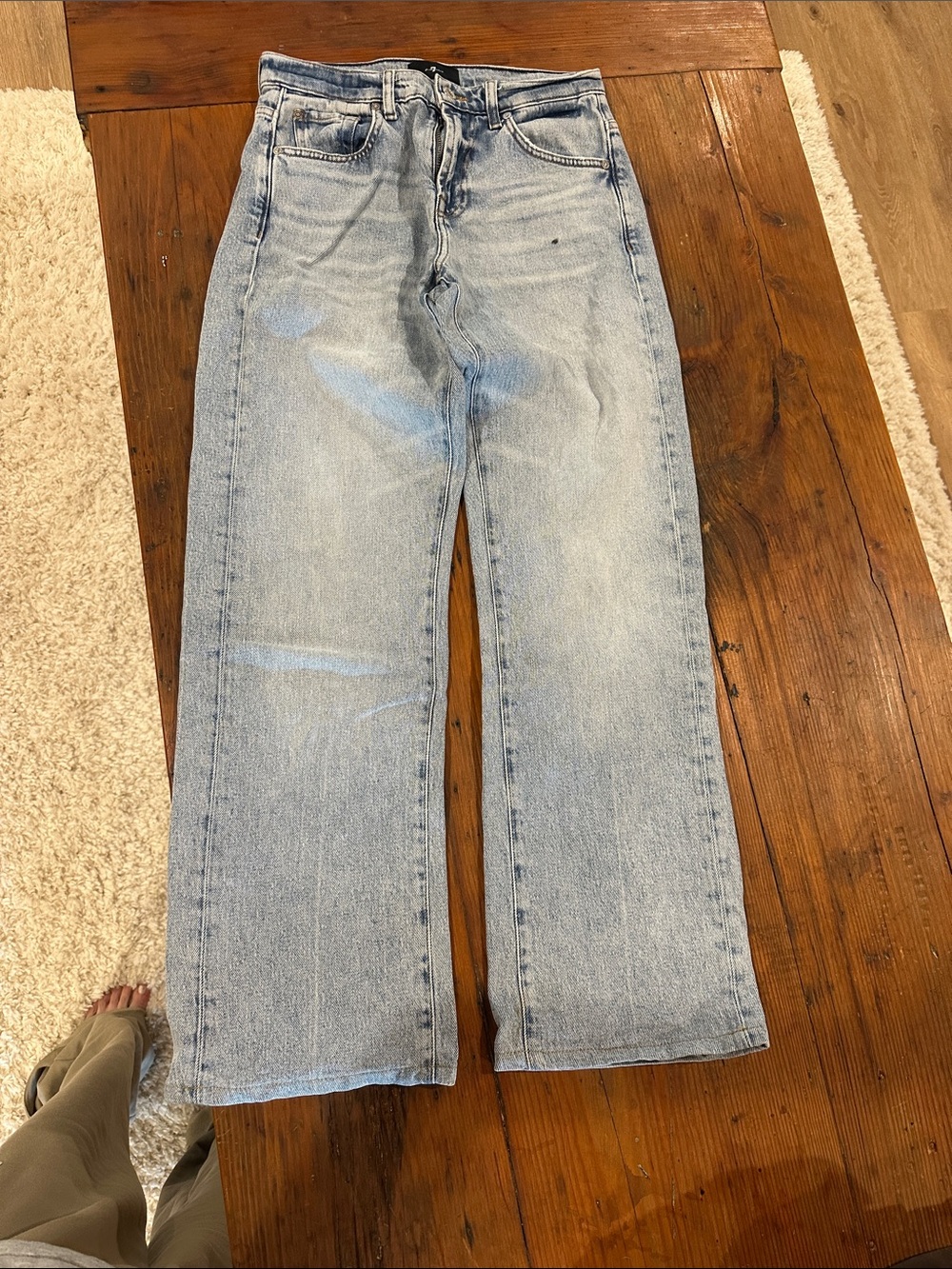 7 for all mankind tess trouser 25